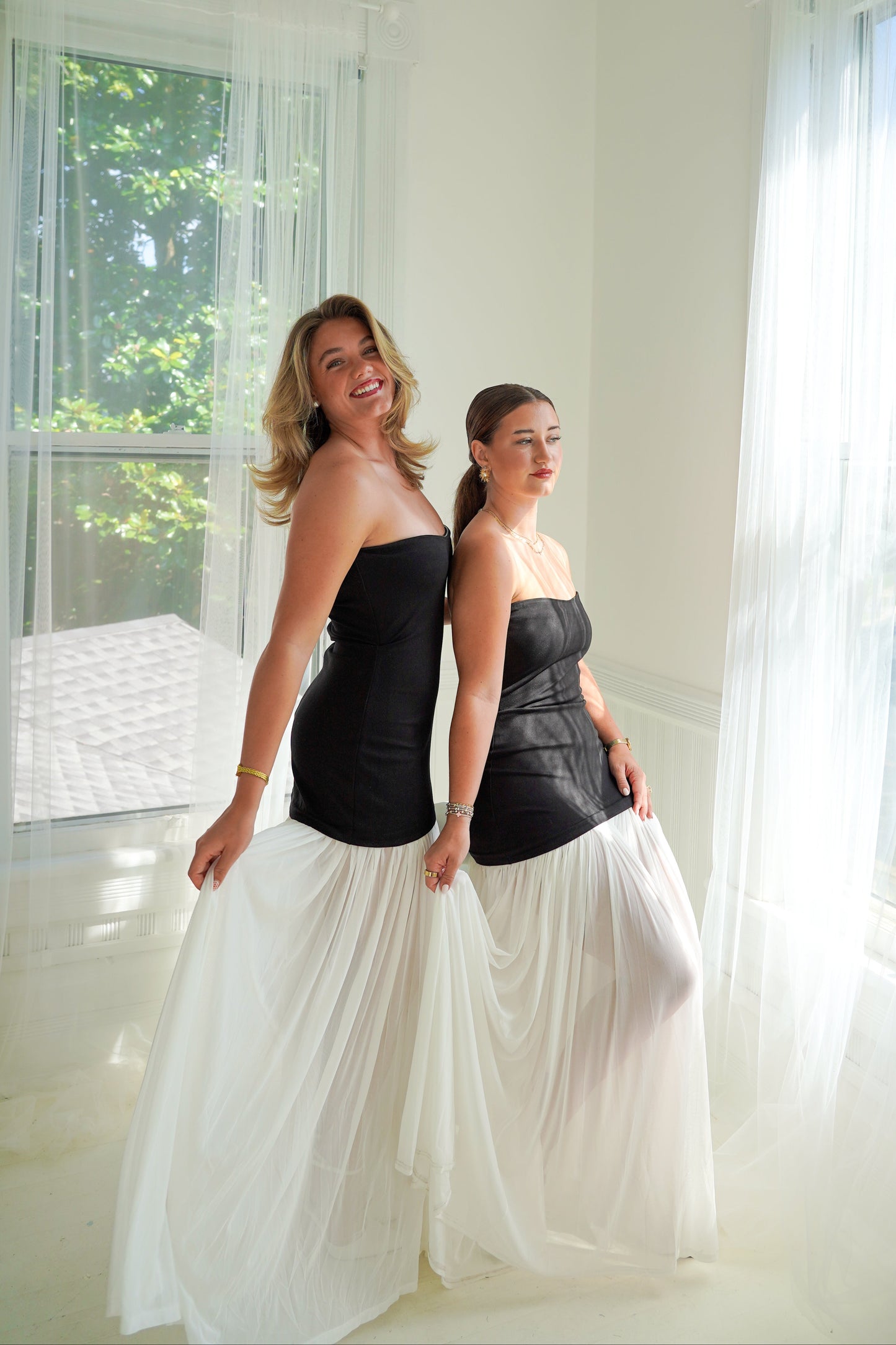 Black & Blanche Formal Dress