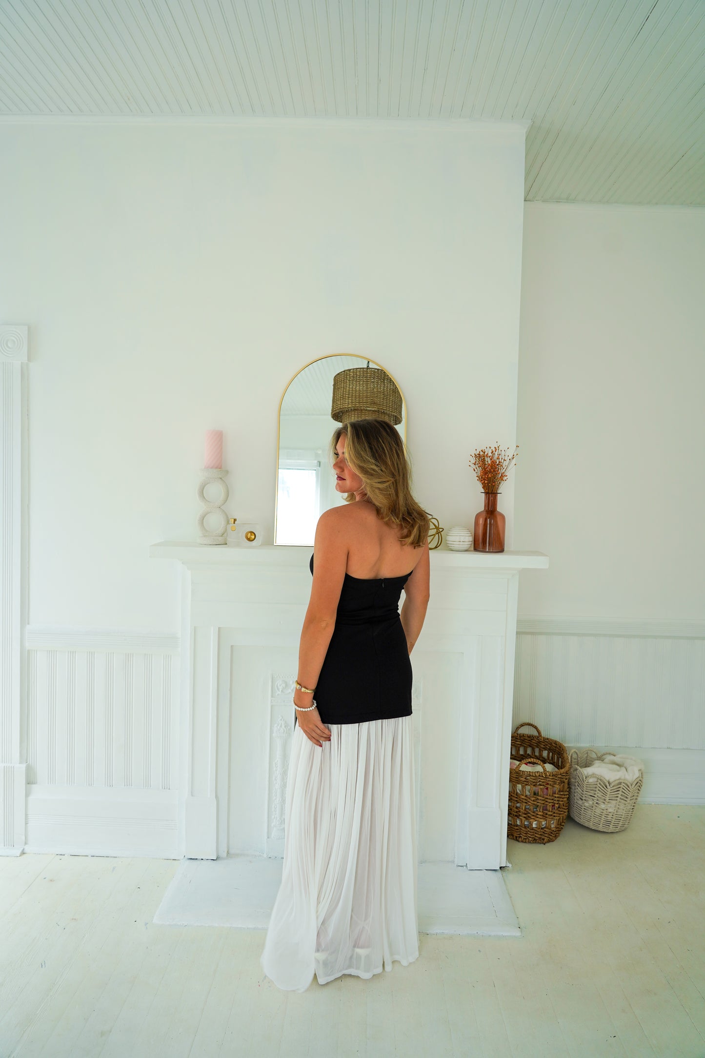 Black & Blanche Formal Dress