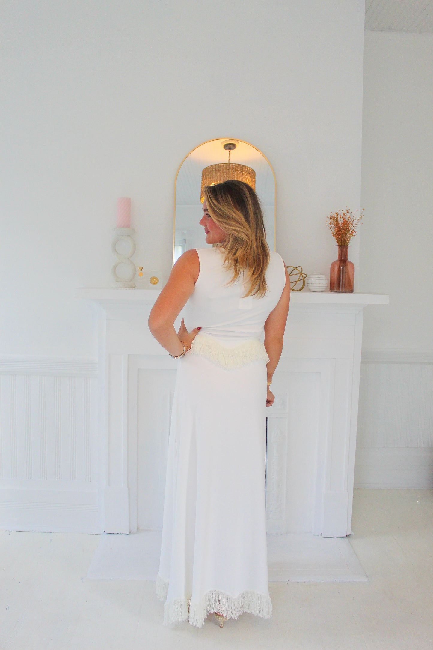 The Pearl Fringe Set