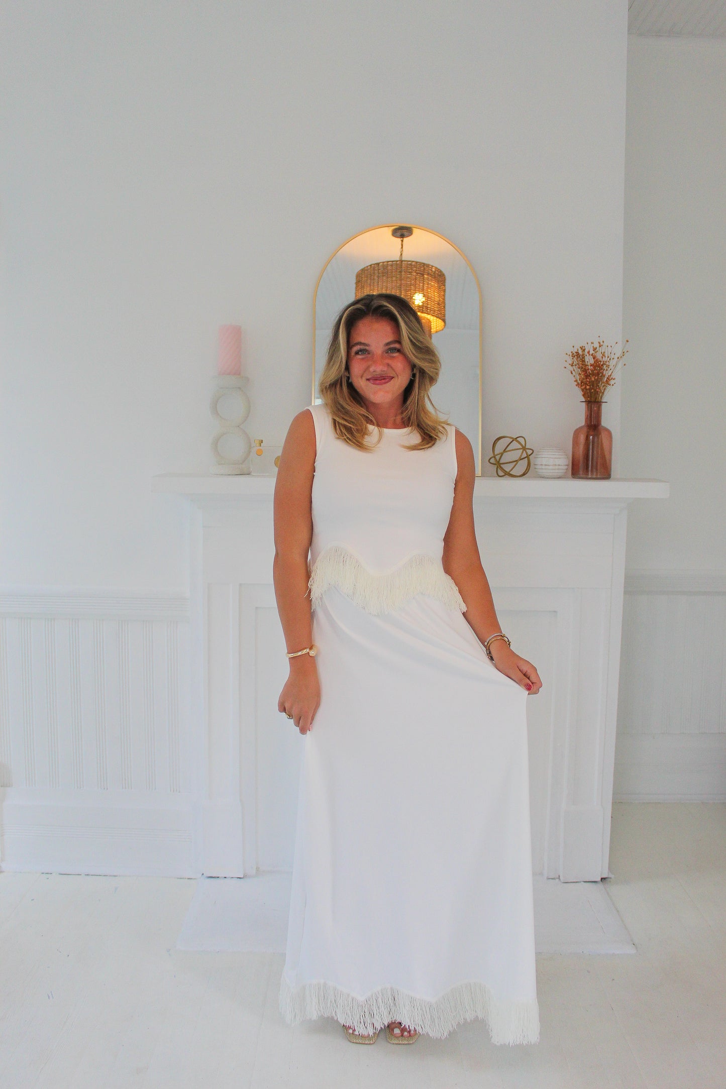 The Pearl Fringe Set