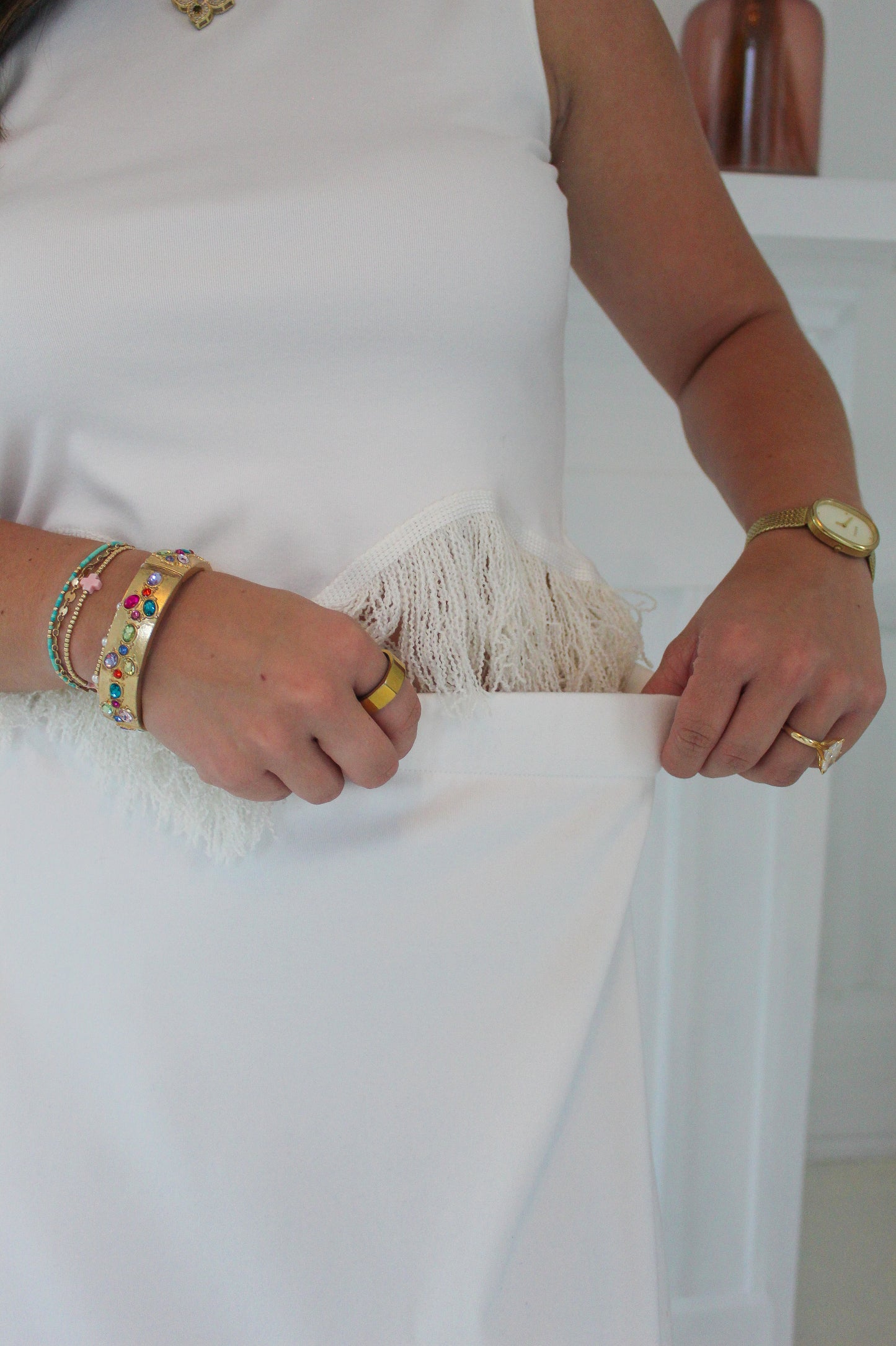 The Pearl Fringe Set