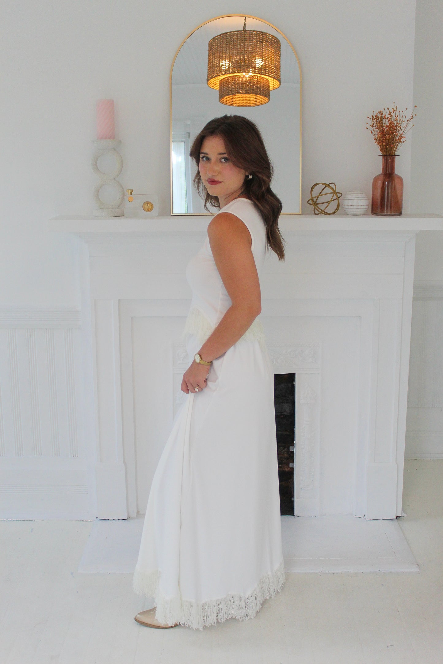 The Pearl Fringe Set
