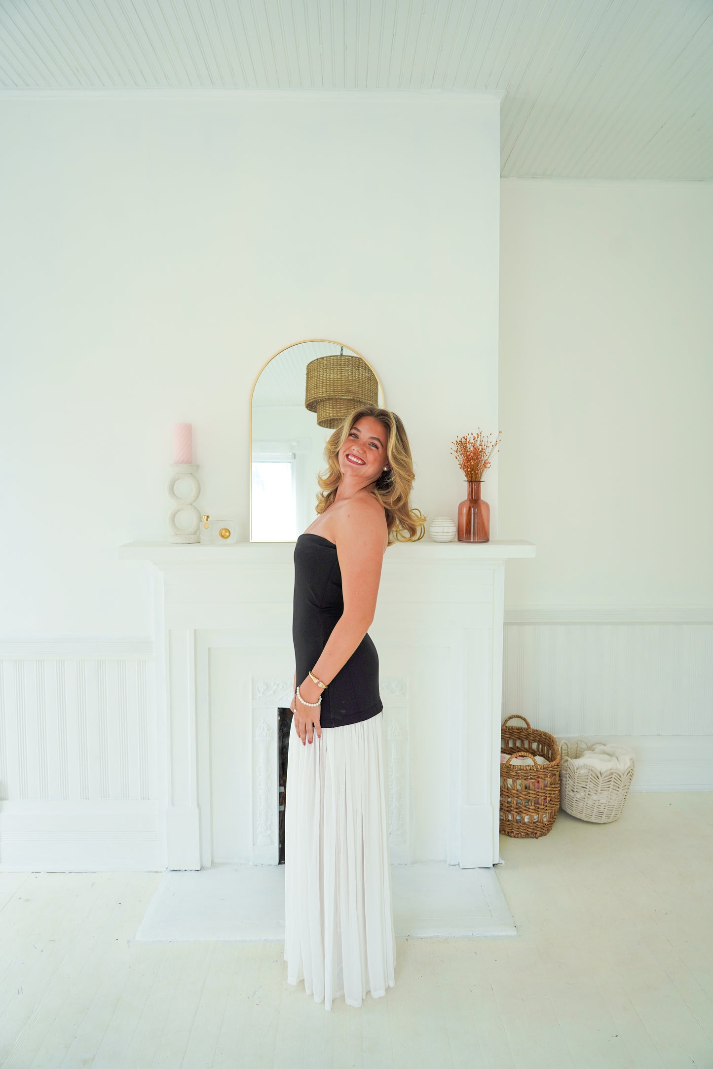 Black & Blanche Formal Dress